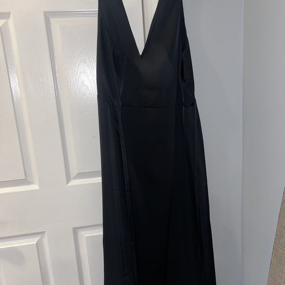 Old Navy Black Backless Dress